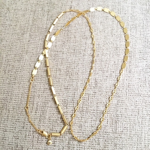 Madewell Jewelry - Madewell Mixed Mismatched Chain Long Necklace